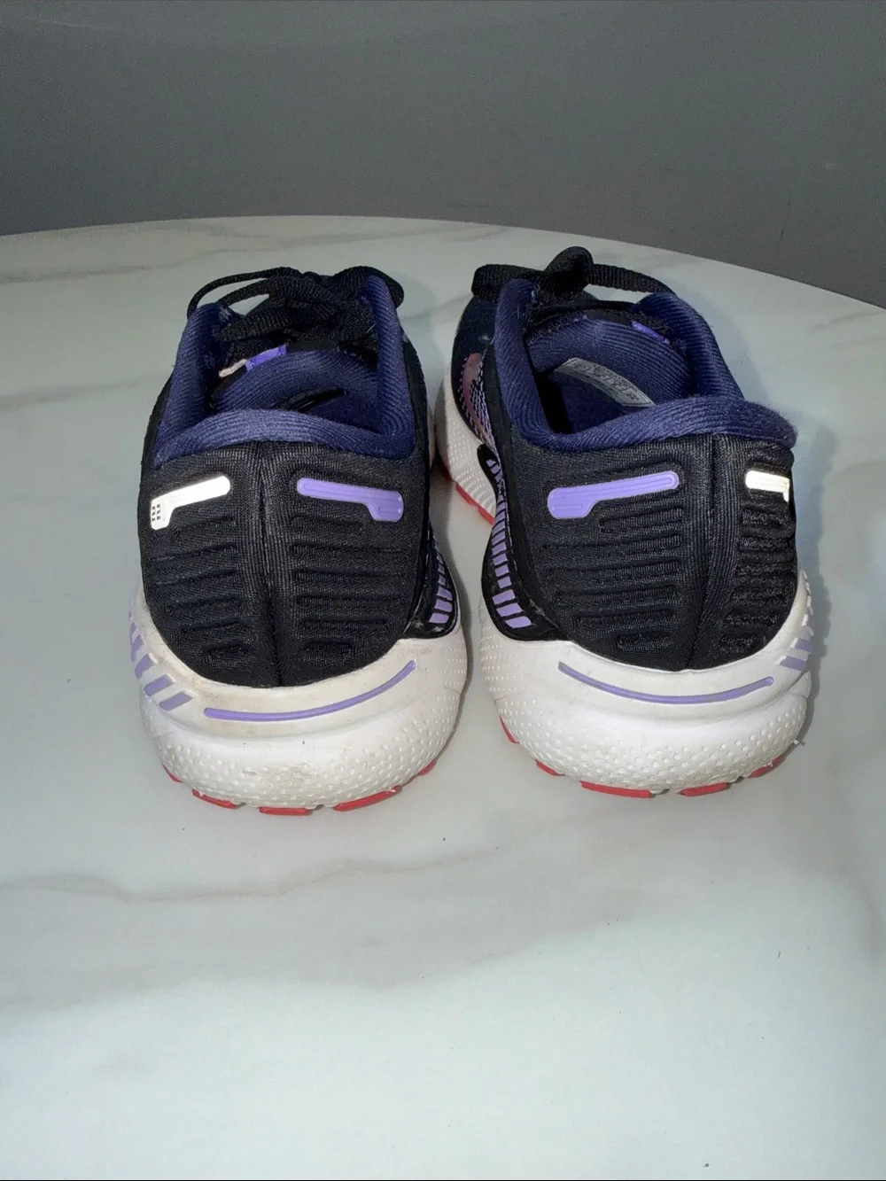 Brooks Women's Running Sneakers - Navy with Pink & Purple Accents